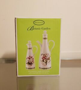 【送料無料】キッチン用品・食器・調理器具・陶器　ポートメイリオン植物園油ビネガークリュエットセットPortmeirion Botanic Garden Oil & Vinegar Cruet Set NIB