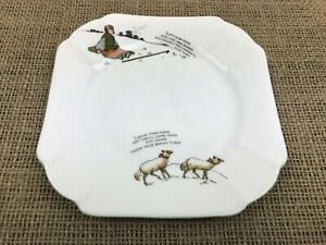 【送料無料】キッチン用品・食器・調理器具・陶器　珍しいシェリー年代の小さなボーピープ保育園イングリッシュボーンチャイナプレートRARE SHELLEY 1930s LITTLE BO-PEEP NURSERY RYTHME ENGLISH BONE CHINA PLATE｜hokushin 22,350円