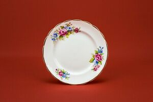 【送料無料】キッチン用品・食器・調理器具・陶器 フューチュラヴィンテージイングリッシュフラワーレトロで花を持つつの小さなケーキプレート6 Small Cake Plates with Flowers by Futura Vintage English Flowers Retro|hokushin