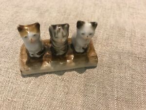 送料無料 キッチン用品 食器 調理器具 陶器 甘い小さな匹の子猫の置物 おそらくドイツ語sweet Little Three Kitten Figurines Possibly German Elteachermurcia Com
