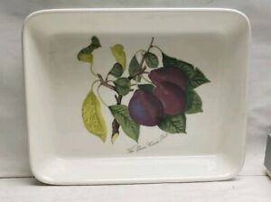 【送料無料】キッチン用品・食器・調理器具・陶器 ポーツメイリオン中国ポモナパターンラザニアベイカーパンレーヌプラムPORTMEIRION China - POMONA Pattern - 12 3/4 LASAGNA BAKER PAN- REINE PLUM|hokushin