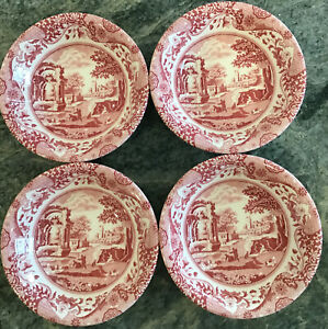 【送料無料】キッチン用品・食器・調理器具・陶器 クランベリーレッドイタリアンシリアルボウルセットSPODE ( CRANBERRY) RED ITALIAN Cereal Bowls NWT SET OF FOUR|hokushin
