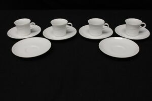 【送料無料】キッチン用品・食器・調理器具・陶器　ヴィンテージローゼンタールクラシックアベニューホワイトデミタッセカップソーサードイツ10 Pc Vintage Rosenthal Classic AVENUE WHITE Demitasse Cup & Saucer, Germany
