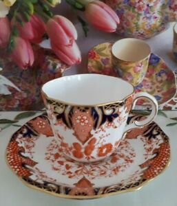 【送料無料】キッチン用品・食器・調理器具・陶器　ロイヤルクラウンダービーティーデュオROYAL CROWN DERBY TEA DUO C1913｜hokushin