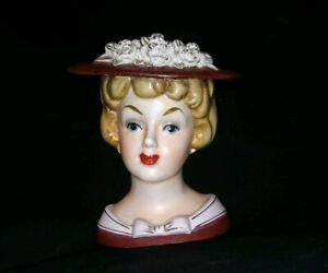 【送料無料】キッチン用品・食器・調理器具・陶器　レディヘッド花瓶Lady Head Vase｜hokushin
