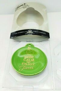 【送料無料】キッチン用品・食器・調理器具・陶器　フィエスタクリスマスオーナメントは落ち着いて、フィエスタシャムロックグリーンペン先をお楽しみくださいFIESTA CHRISTMAS ORNAMENT 2015 KEEP CALM and ENJOY FIESTA shamrock green