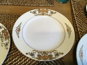 【送料無料】キッチン用品・食器・調理器具・陶器　アンティークノリタークディナープレートパターン4 Antique 10” Noritake Dinner Plates Pattern 42200