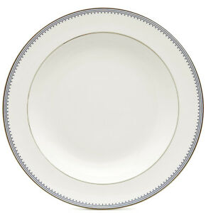 【送料無料】キッチン用品・食器・調理器具・陶器　ウェジウッドベラワングログランインディゴリムスープパスタボウル新しいWedgwood Vera Wang Grosgrain Indigo Rim Soup Pasta Bowl 9 New