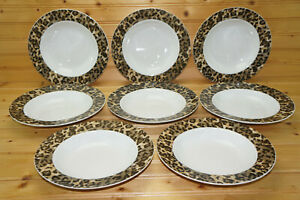 【送料無料】キッチン用品・食器・調理器具・陶器　ティエンシャンヒョウスープボウルTienshan Leopard (8) Soup Bowls, 8 1/2