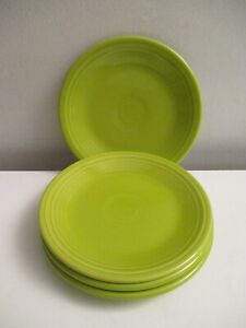 【送料無料】キッチン用品・食器・調理器具・陶器　レモングラスフィレスタウェアフィエスタサラダプレートニースの多くLot of 4 Lemongrass Fiestaware Fiesta Salad Plates 1999 Nice!!!! 20,860円