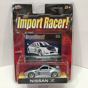 【送料無料】模型車 モデルカー ジェイダトイズインポートレーサーシルバードリフトレアjada toys import racer 164 2003 nissan z silver drifting rare 11,759円