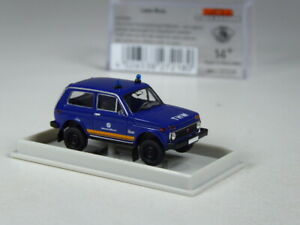 【送料無料】模型車 モデルカー トップブレキナラダtop brekina lada niva technical rescuers bnib