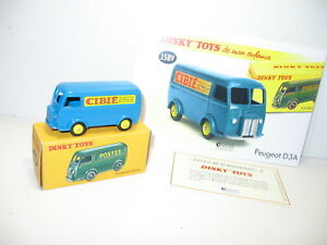 【送料無料】模型車 モデルカー ディンキートトルゴーヌプジョーシビーディンキーアトラスリフdinky toys furgone peugeot d3a cibie dinky atlas rif 25 bv