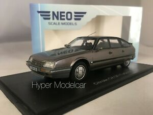 【送料無料】模型車 モデルカー スケールモデルシトロエンターボグリメットneo scale models 143 citroen cx gti turbo 2 1986 gry met art neo45512｜hokushin