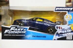 【送料無料】模型車 モデルカー ミントジェイダジュエツラピッドフリユーブライアンワイルドスピードmint jada jouets 124 rapide furieux 7 2009 nissan r35 de brian wild speed