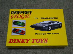 【送料無料】模型車 モデルカー ボックスコレクターバージョンディンキーアルファロメオカラボベルトーネbox collector version dinky alfa romeo karabo bertone｜hokushin