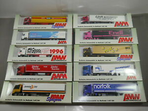 【送料無料】模型車 モデルカー アムコンジュントカミオンマレタセミレモルクシンフィンノーフォークキャリアawm amw conjunto 10 x camion maleta semirremolque sin fin norfolkline carrier 1