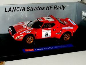 【送料無料】模型車 モデルカー ランチアストラトスマヒツールドコルスサンスターlancia stratos b darnichemahi 6 tour de corse 1975 sun star 4504 118