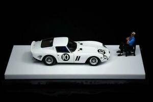 【送料無料】模型車 モデルカー コンポジットフェラーリホワイトフィギュア164 composites ferrari 250gto 10 white with figure｜hokushin