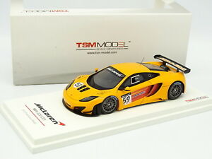 【送料無料】模型車 モデルカー スカラモデロマクラーレンプレンサツィオーネtrue scala modello tsm 143 mclaren mp4 12c gt3 presentazione n59 2011