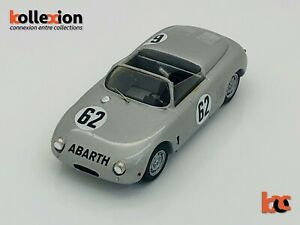 【送料無料】模型車 モデルカー フィレンツェアバルトスパイダーコルサルマンfirenze abarth 750 spider corsa 62 april 1961 143 le mans