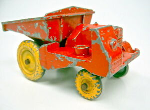 【送料無料】模型車 モデルカー マッチボックスアーリーレスニートイズラードサイトダンパーコンドンレッドmatchboxearly lesney toys large site dumper by condon red