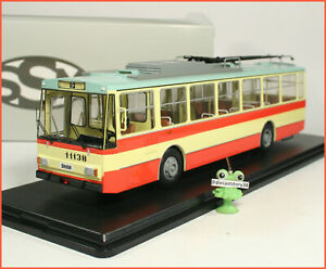 【送料無料】模型車 モデルカー バスロシアトロリーバスチェコスロバキアソシドーシュウッド143 skoda 14 tr o bus russian trolleybus ssm 4042 czechoslovakia gdr ussr udssr