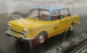 【送料無料】模型車 モデルカー シムカタクシーアルジェスケール143 simca 1000 taxi alger 1962 car metal scale|hokushin