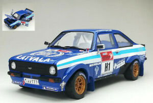 【送料無料】模型車 モデルカー model rally car 118 scale ford escort mkii rallye diecast model mk2|hokushin