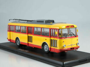 【送料無料】模型車 モデルカー シュコダバスロシアトロリーバスチェコスロバキアソウソワソウズ143 skoda 9tr obus russian trolleybus ssm 4041 czechoslovakia gdr ussr udssr｜hokushin