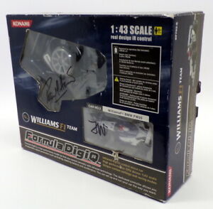 【送料無料】模型車 モデルカー コナミスケールウィリアムズkonami 143 scale rc f1 car df702e williams f1 bmw fw25 signed