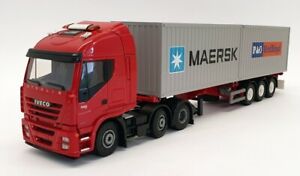 【送料無料】模型車 モデルカー lion toys 150 mat050iveco stralis 560es container hauler