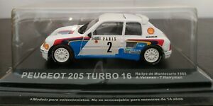 【送料無料】模型車 モデルカー プジョーターボラリーモンテカルロバタネンイソアルタヤエスカラ143 peugeot 205 turbo 16 rallye montecarlo 1985 a vatanen ixo altaya escala｜hokushin