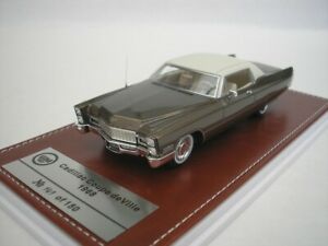【送料無料】模型車 モデルカー キャデラッククーペドビリアブラウンギムcadillac coupe deville 1968 chestnut brown 143 gim 002b