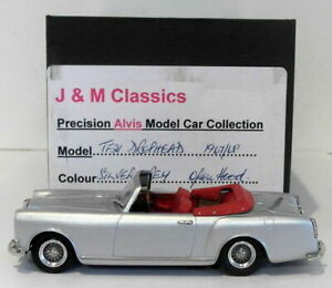 【送料無料】模型車 モデルカー クラシックスケールアルビスドロップヘッドオープンシルバーグレーjamp;m classics 143 scale jm40 1967 alvis tf21 drophead opensilver grey｜hokushin