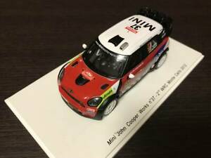 【送料無料】模型車 モデルカー スパークミニジョンクーパーワークスヴェンディドラリールガーエンモンテspark 143 mini john cooper works wrc 37 dvendido rally 2nd lugar en monte