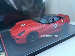 【送料無料】模型車 モデルカー モデルフェラーリジュネーブレッドbbr model 143 ferrari 599xx geneva 2009 red met art bbrc 10|hokushin