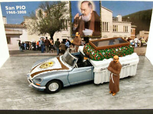 【送料無料】模型車 モデルカー ミニチュアカーポンプオートリオシトロエンパドレピオminiature car pump funeral home auto 143 rio citroen ds padre pio