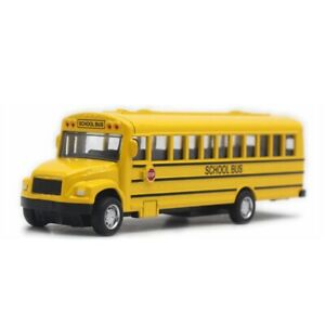【送料無料】模型車 モデルカー プルバックスクールバスモデル