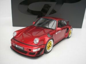 【送料無料】模型車 モデルカー ポルシェフロントジョイントカスタムワイドボディデザインメタリックレッドporsche 911 front joint custom widebody design metallic red 118 gt 24,016円