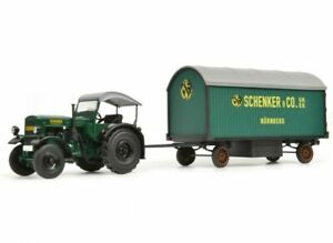 【送料無料】模型車 モデルカー シューコデューツトターキャノピーシェンカーワゴンschuco 13 2 deutz f3 tractor with canopy and schenker wagons 450781900