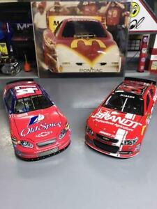 【送料無料】模型車 モデルカー ブラントセットnascar 124 brandt disposal 2 sets