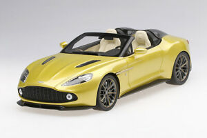 【送料無料】模型車 モデルカー トップスピードアストンマーティンヴァンキッシュザガトスピードスターコスモポリタンイエローtop speed aston martin vanquish zagato speedster cosmopolitan yellow 118｜hokushin