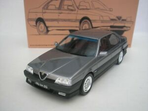 【送料無料】模型車 モデルカー アルファロメオシルバーラウドレーシングalfa romeo 164 30 v6 q4 1993 silver 118 laudoracing lm095d｜hokushin