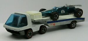 【送料無料】模型車 モデルカー ホットホイールレッドラインヘビーレーサーリグブラバムレプコレースカーhot wheels 1970 redline heavyweights racer rig w brabham repco f1 race car