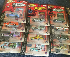 【送料無料】模型車 モデルカー ジョニーマーベルスパイダーマンセットjohnny lightning marvel spiderman set of 12