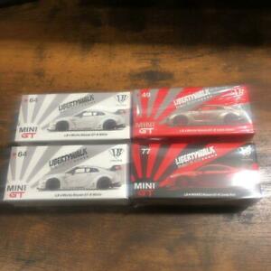 【送料無料】模型車 モデルカー ミニセットmini gt nissan lb gtr r35 4 sets