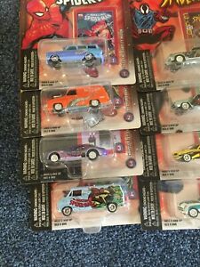 送料無料 ドラフト車 ご本鉄道車両 ジョニーマーベルスパイダーマンセットjohnny Lightning Marvel Spiderman Set Of 12 Brucetires Ca