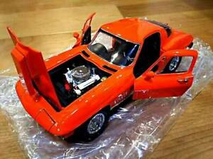 【送料無料】模型車 モデルカー エキソトコルベットモロソアラステラーレーサークーペコナコナランハデスコネシオンexoto 118 1967 corvette moroso arrastre racer coupe monaco naranja desconexion