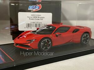 【送料無料】模型車 モデルカー フェラーリロードレッドカーサbbr 143 ferrari sf90 road 2019 red carsa 322 article bbrc 228aa